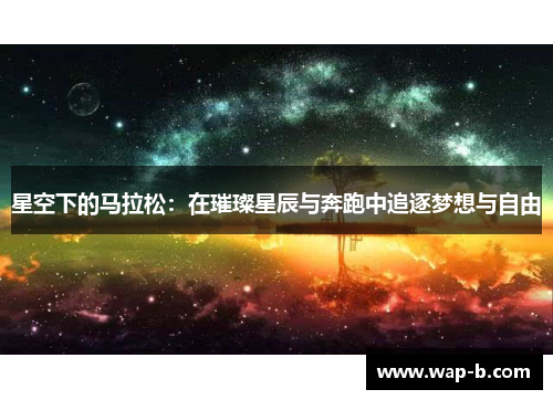 星空下的马拉松：在璀璨星辰与奔跑中追逐梦想与自由