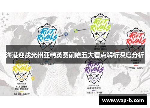 海港迎战光州亚精英赛前瞻五大看点解析深度分析